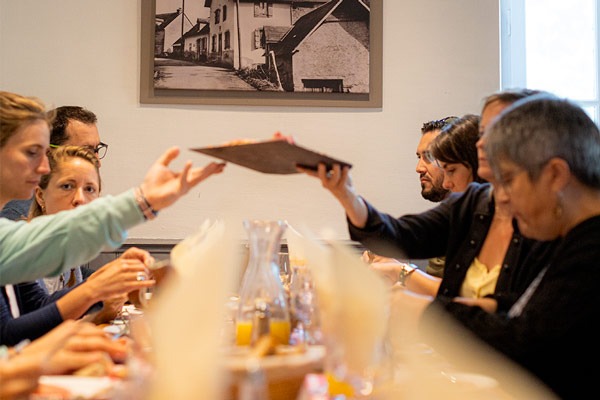 Restaurant chez gabrielle, photo d'un groupe 