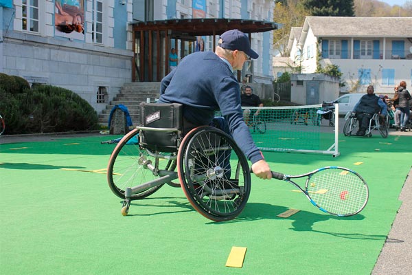 Handi-tennis à bagnères-de-bigorre