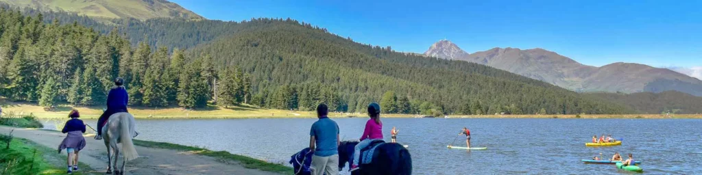 Balade à poney autour du lac de payolle