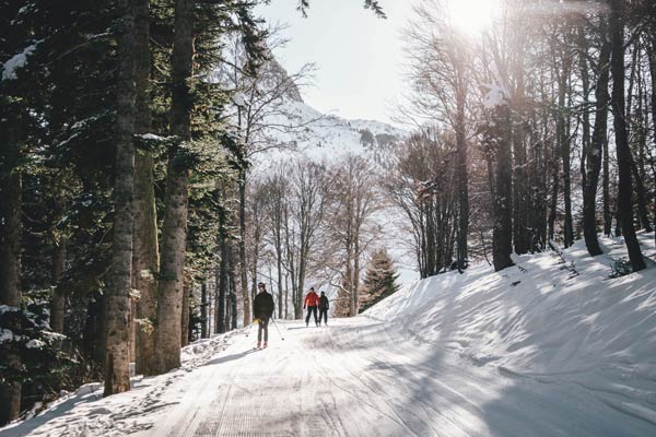 ski en foret de bareges au grand tourmalet