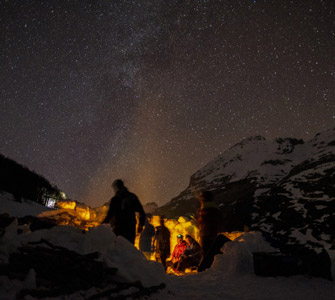 weekend rando raquettes nuit en igloo et spa thermal